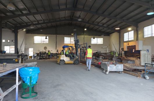 Gabelstabler im kommunalen Betrieb