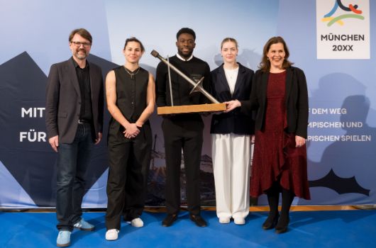 FC-Bayern-Spieler*innen beim Sportempfang