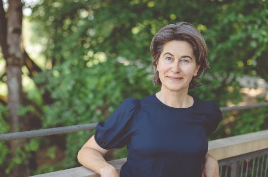 Christine Kugler an Brücke