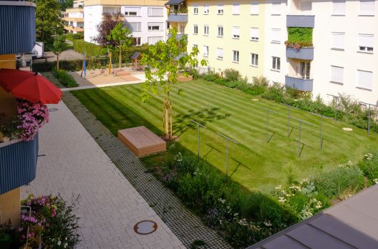 Außenanlage Josef-Lang-Str. 9-11 GW München Pasing