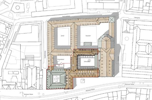 Alte Akademie: Schauplan