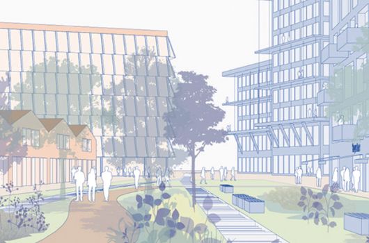 METROpolis - Visualisierung // 1. Preis Europan E17 Standort München