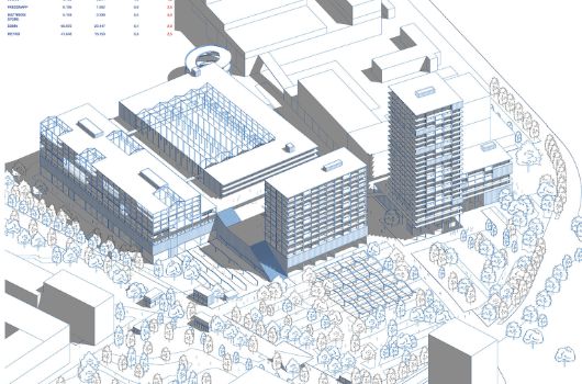 why not on top - Axonometrie // 2. Preis Europan E17 Standort München