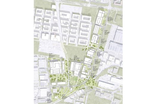 why not on top - Visualisierung Lageplan // 2. Preis Europan E17 Standort München