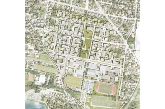 2. Preis: Entwurf von Blaumoser Architekten mit zaharias landschaftarchitekten