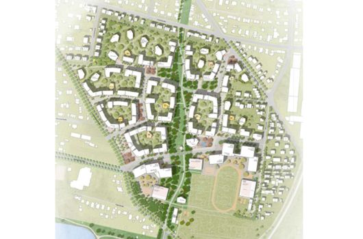 3. Preis: Entwurf von bgsm Architekten mit Adler Olesch Landschaftsarchitekten