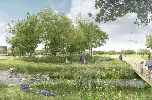 Münchner Nordosten: Visualisierung Blick 2