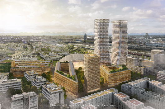 Paketposthalle: Rendering