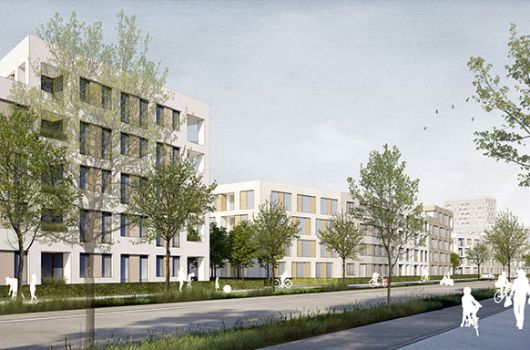 Eggenfeldener Straße von Osten