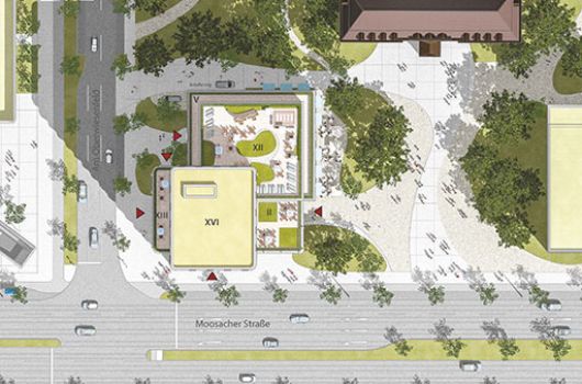 1. Preis, Lageplan, Hilmer Sattler Architekten Ahlers Albrecht Gesellschaft von Architekten mbH,