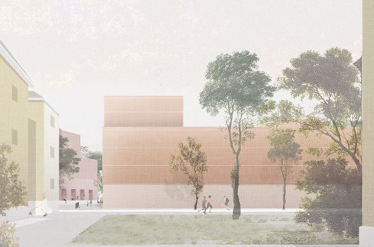 Siegerentwurf im Wettbewerb: Perspektive