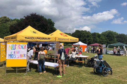 Viele Neuperlacher*innen hatten Lust, ihre Ideen und Wünsche für den Stadtteil miteinzubringen. 