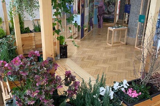 Parklet in der Ausstellung "Zukunftsfähige Quartiere"