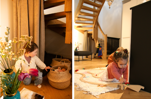 Gut verstaut und Räume erobern