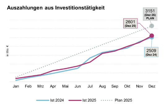 Auszahlungen aus Investitionstätigkeit