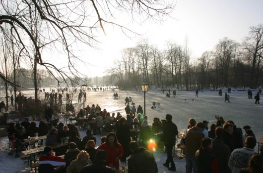 Am Seehaus im Winter