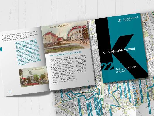 Fotografie der aufgeschlagenen Broschüre