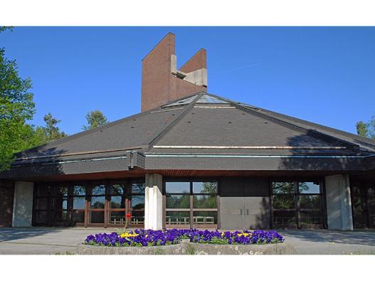 Trauerhalle im Neuen Südfriedhof